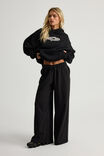 Ultra Baggy Trackpant, BLACK - alternate image 1