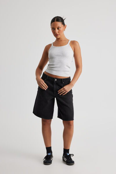 Billy Baggy Jort, WASHED BLACK