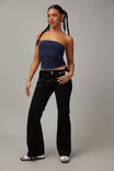 Patch Pocket Kick Flare, BLACK - alternate image 2