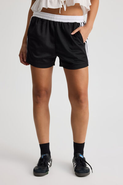 Track Short, BLACK/WHITE
