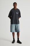 Half Half Heavyweight Box Fit Graphic Tshirt, HH WASHED SLATE/HALF HALF INTERNATIONAL - alternate image 2