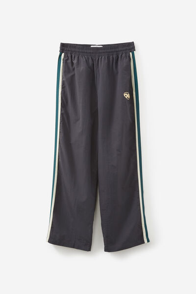 Open Gallery Baggy Nylon Track Pant, OG SLATE/KELP