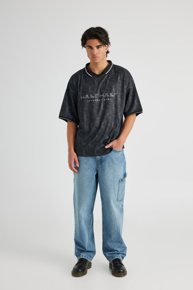Half Half Jersey, HH BLACK/HALF HALF INTERNATIONAL