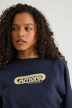 Oversized Graphic Tee, WASHED NAVY BLAZER/AMORE STAR - alternate image 4