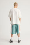 Half Half Panelled Boardshort, AQUA PEARL/MARKER SIGNATURE - alternate image 3