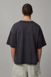 Boxy Cropped Tshirt, WASHED BLACK - alternate image 3