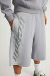 Baggy Track Short, NTN WASHED CONCRETE/SCRIPT - example image 1