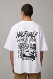 Heavy Weight Box Fit Graphic Tshirt, HH WHITE/WORLDWIDE - alternate image 1