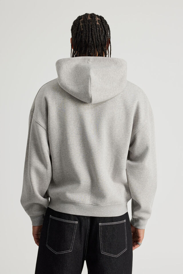 Mcdonalds Zip Thru Hoodie, LCN MCD GREY MARLE/HASH BROWN SUPREMACY