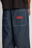 Half Half El Grande Baggy Jean, CLEAN RAW PINSTRIPE - alternate image 4