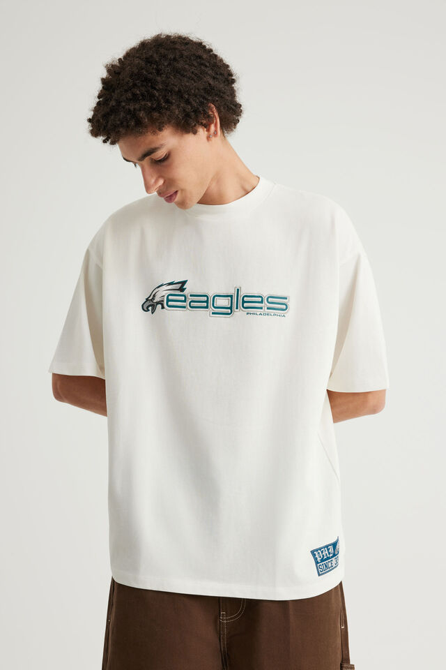 Box Fit Nfl Tshirt, LCN NFL CLOUD/EAGLES SLICK LOCK UP