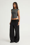 Authentics Extended Sleeve Top, DARK MARLE - example image 2