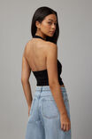 Holly Halter Top, BLACK - alternate image 3
