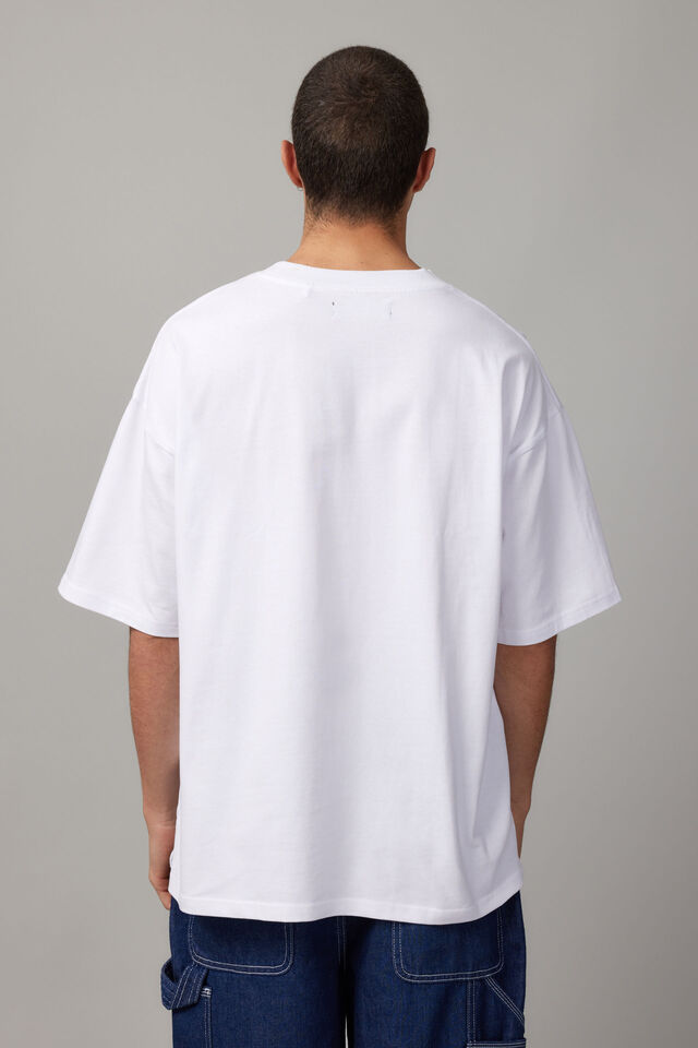 Heavy Weight Box Fit Pocket Tshirt, UC WHITE/POCKET CALABASAS