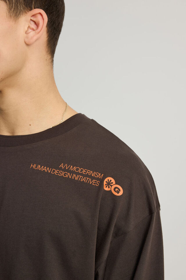 Open Gallery Cropped Long Sleeve Tshirt, OG SHADOW/PARALLEL DIVISION