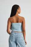 Gathered Bandeau, BLUE STRIPE - alternate image 3