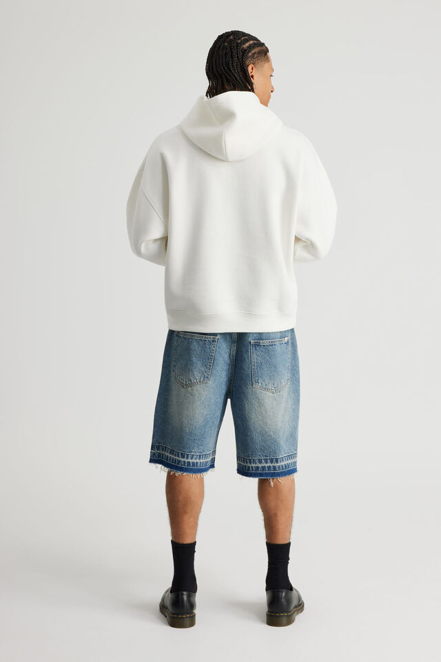 Notion Baggy Denim Short, SOFT TINT/ROLL DOWN HEM