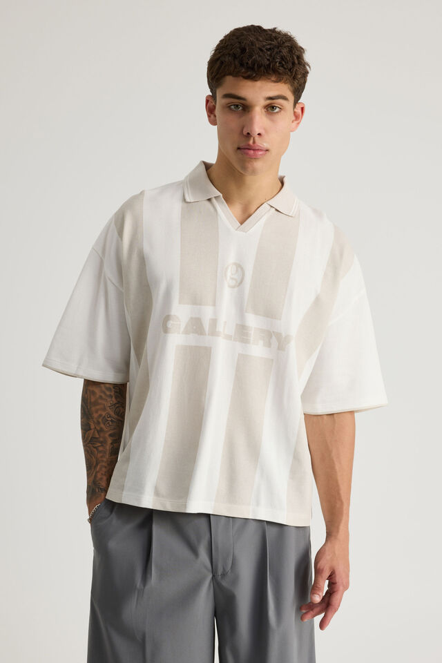 Open Gallery Cropped Sports Jersey, OG CLOUD/PUMICE GALLERY CITY