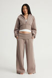 Wide Waistband Trackpant, MUSHROOM - example image 2