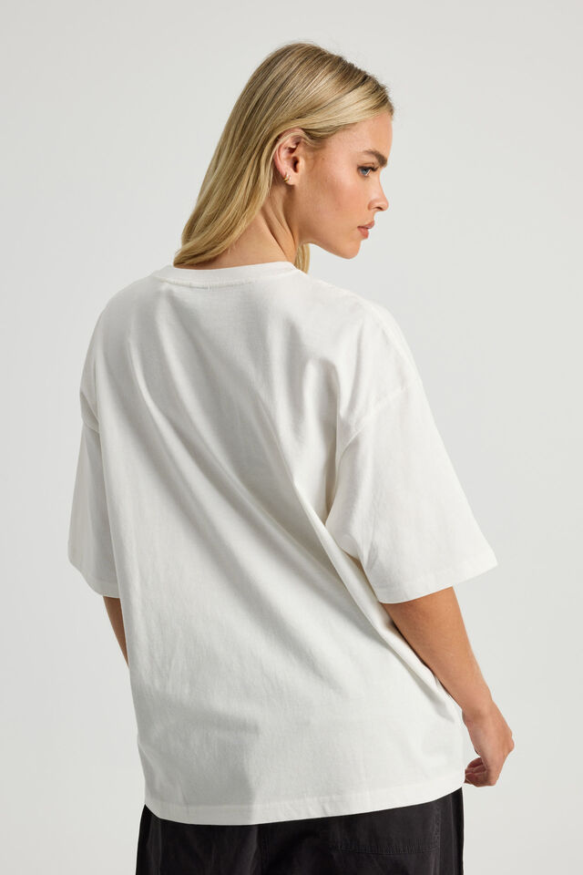 Oversized Graphic Tee, MARSHMELLOW/NOSTALGIA