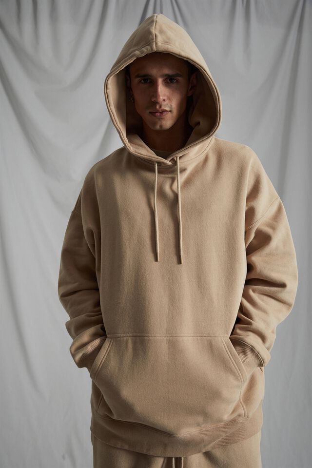 Original Oversized Hoodie, ALMOND