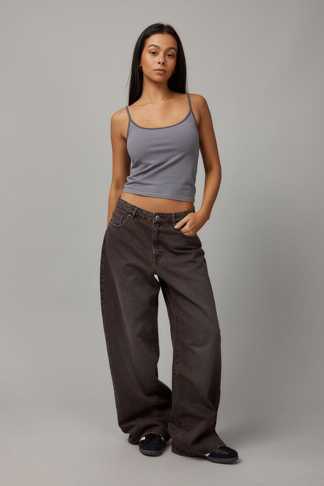 Classic Cami, WASHED STEEL/CHARCOAL