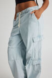 Sasha Utility Denim Pant, FADED BLUE - alternate image 5