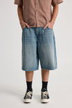 Half Half El Grande Denim Short, NIAGARA BLUE - alternate image 2