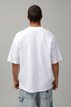 Half Half Heavy Weight Box Fit Graphic Tshirt, WHITE/APPLES - alternate image 3