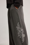 Marvel Baggy Trackpant, LCN MAR WASHED BLACK/SILVER SURFER - alternate image 4
