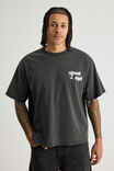 Notion Vintage Graphic Tshirt, NTN WASHED BLACK/MOTION BLUR - alternate image 3
