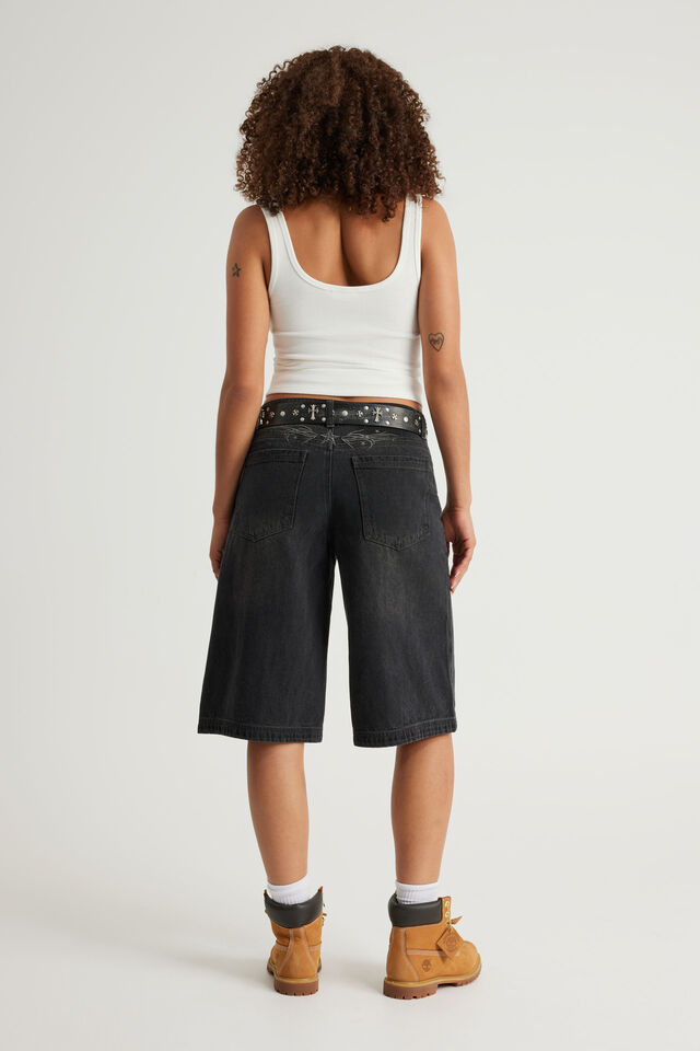 Mega Baggy Jort, GOOD THINGS BLACK/STAR