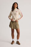 Florence Frill Skirt, OLIVE - alternate image 2
