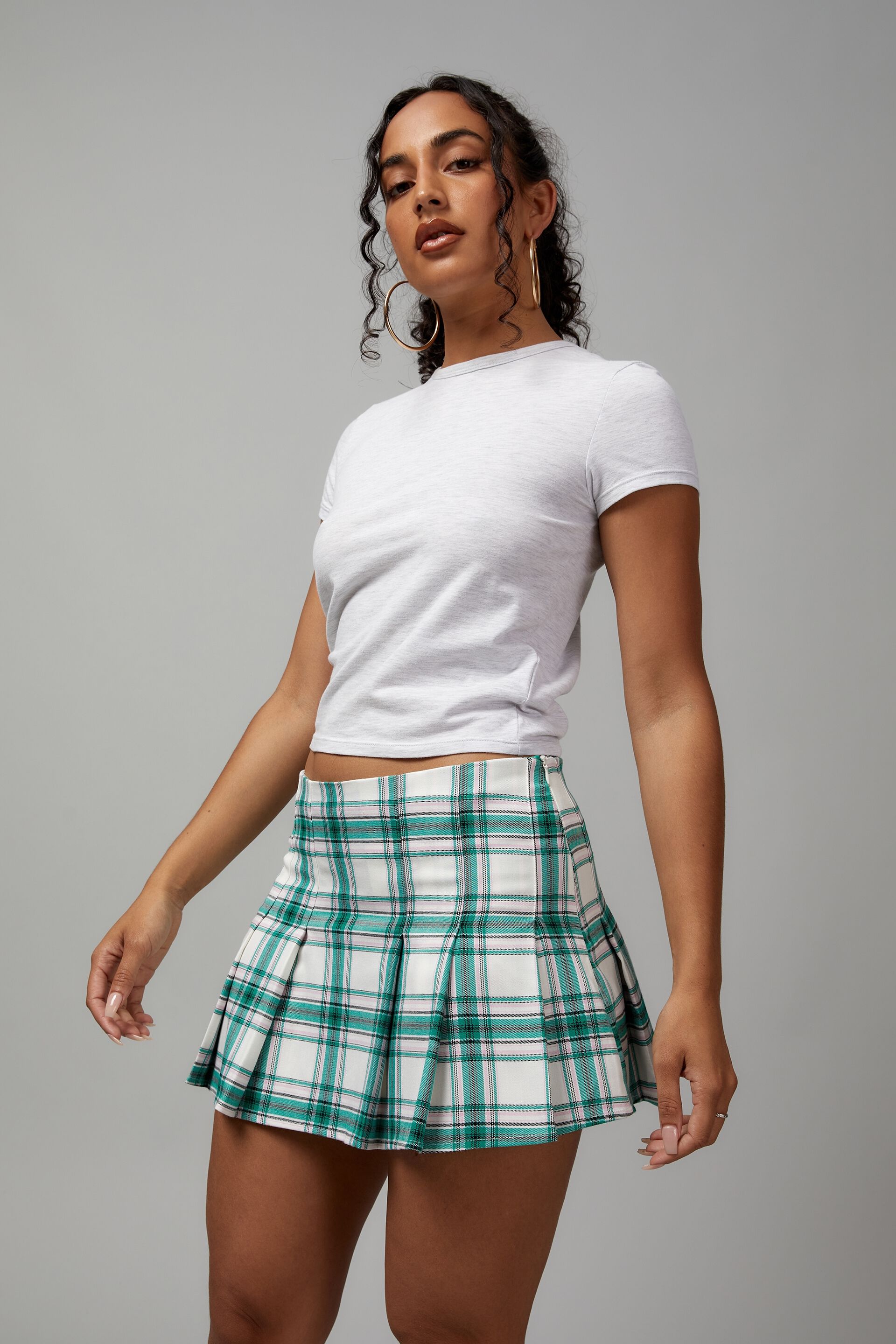 Tartan skirt factorie cheap