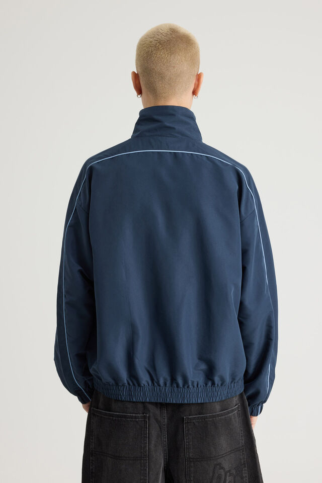 Half Half Shell Jacket, SEAL/BLUE MIST PIPING