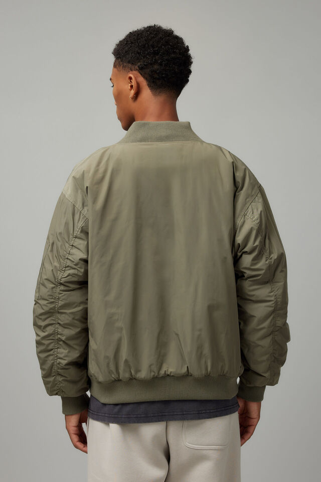 Bomber Jacket, DUSTY KHAKI