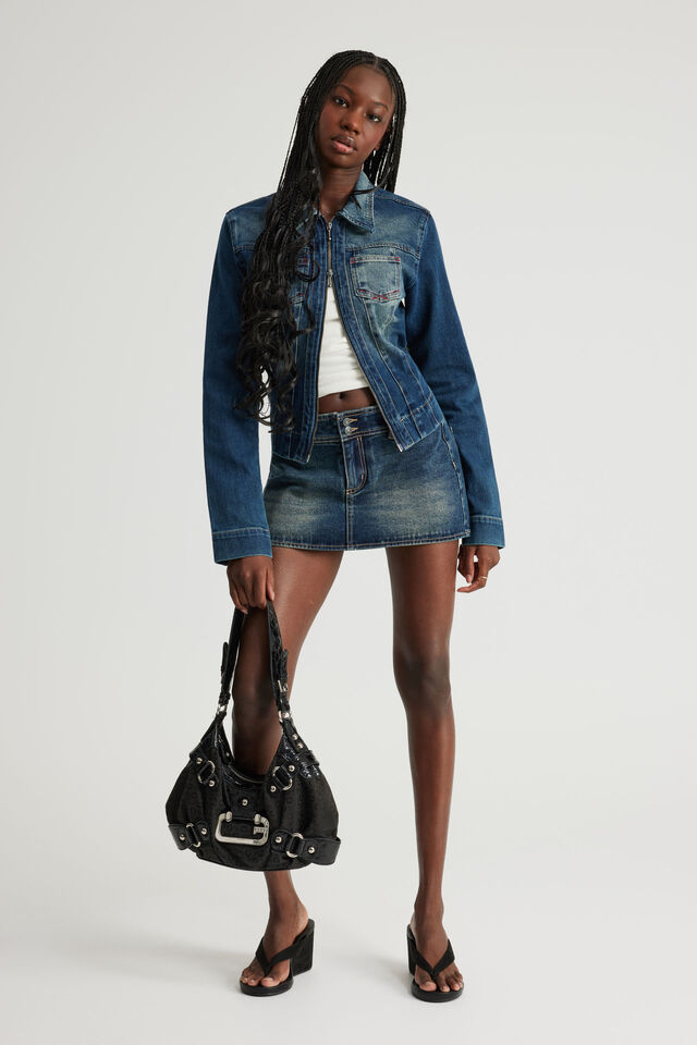 Babydoll Mini Skort, MEET CUTE BLUE