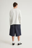 Baggy Track Short, HH NAVY BLAZER/UTILITY - example image 3