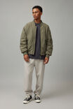 Bomber Jacket, DUSTY KHAKI - alternate image 2