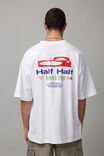 Heavy Weight Box Fit Graphic Tshirt, HH WHITE/PERPETUAL MOTION - alternate image 1