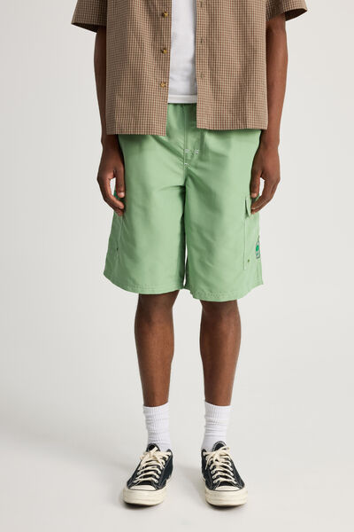 Half Half Cargo Boardshort, PEPPERMINT