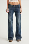 Twin Peak Bootcut Jean, LUNA INDIGO/PKT EMB - example image 4