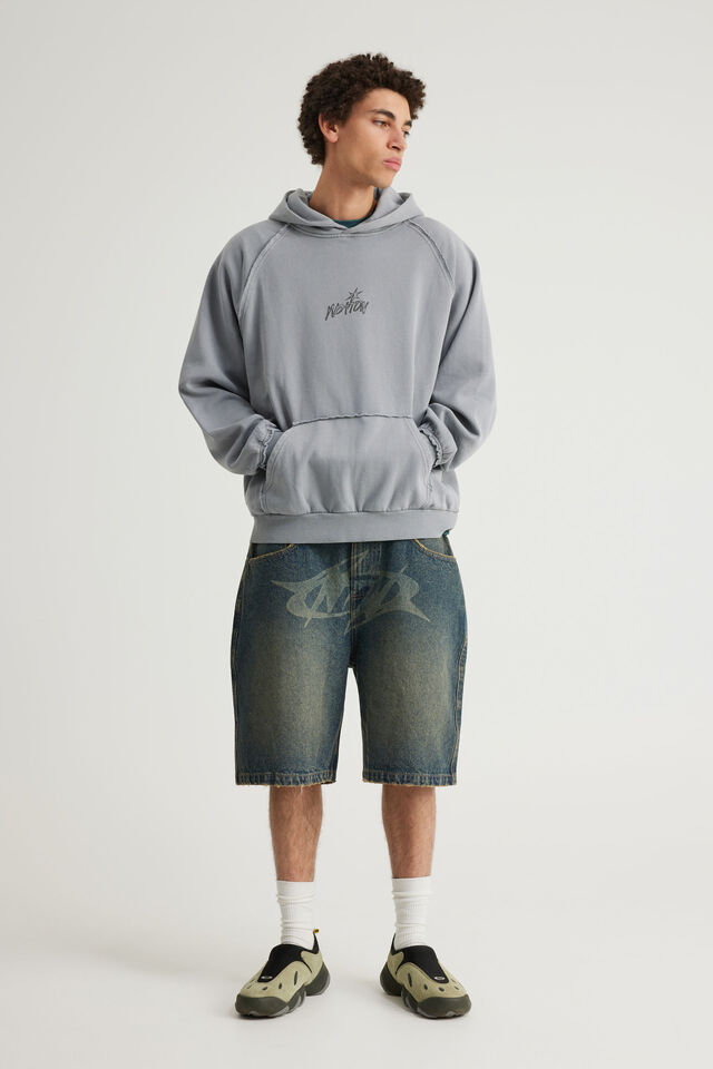Notion Hoodie, NTN WASHED CONCRETE/PANEL