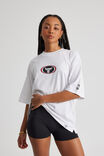 Box Fit Nba T Shirt, LCN NBA WHITE/BULLS Y2K - alternate image 2