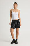 Tricot Short, BLACK/WHITE/SILVER - alternate image 2