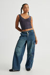 Sienna Low Back Tank, IRON GREY - alternate image 2
