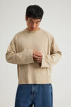 Open Gallery Raglan Long Sleeve Tshirt, OG WASHED CREMA - alternate image 1