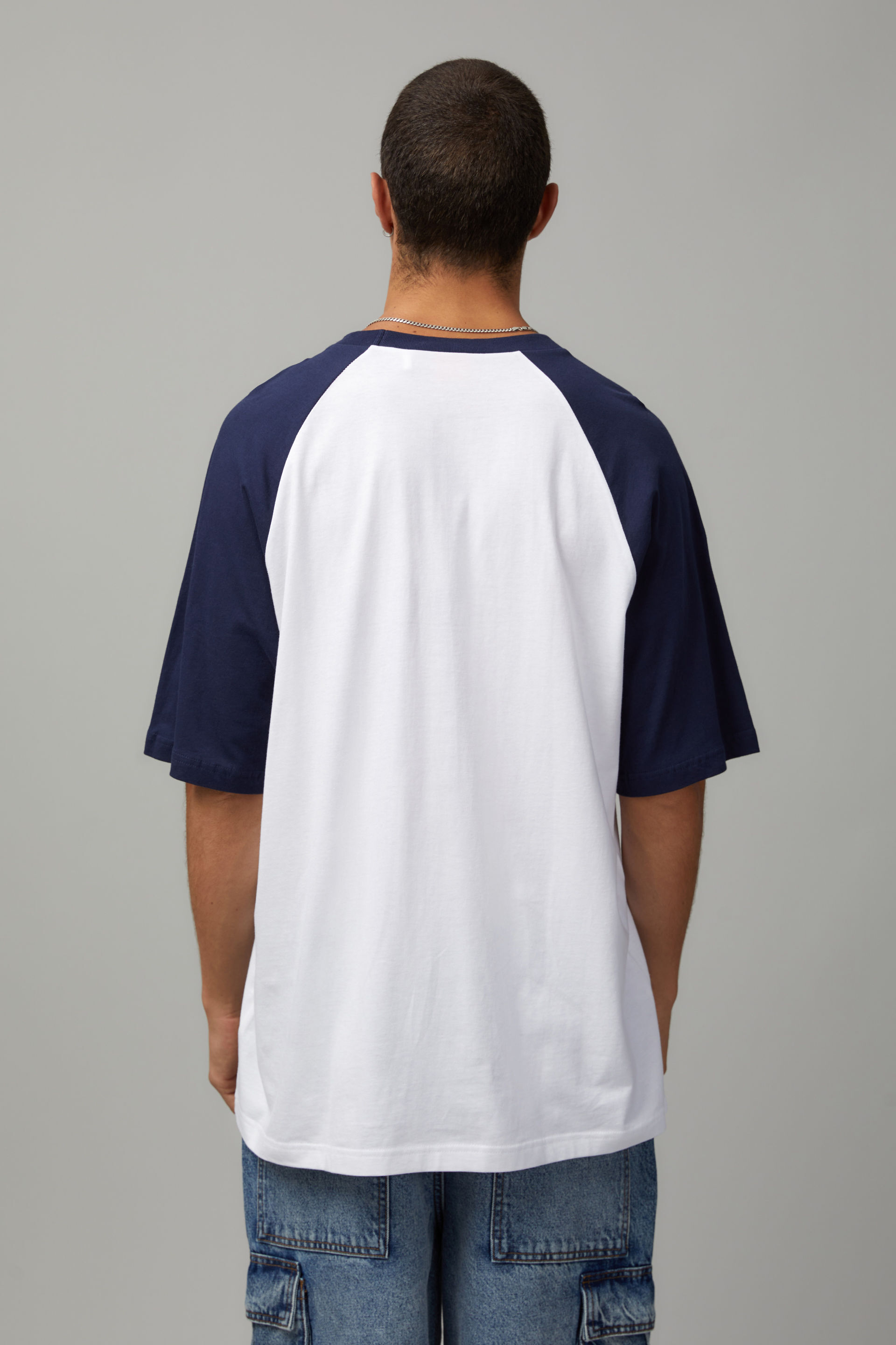 Oversized discount raglan tee