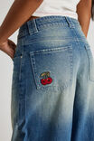 Mega Baggy Jean, BLASTED BLUE - alternate image 4