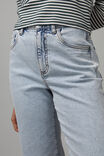 Ash High Waisted Straight Jean, 90s BLUE - alternate image 4